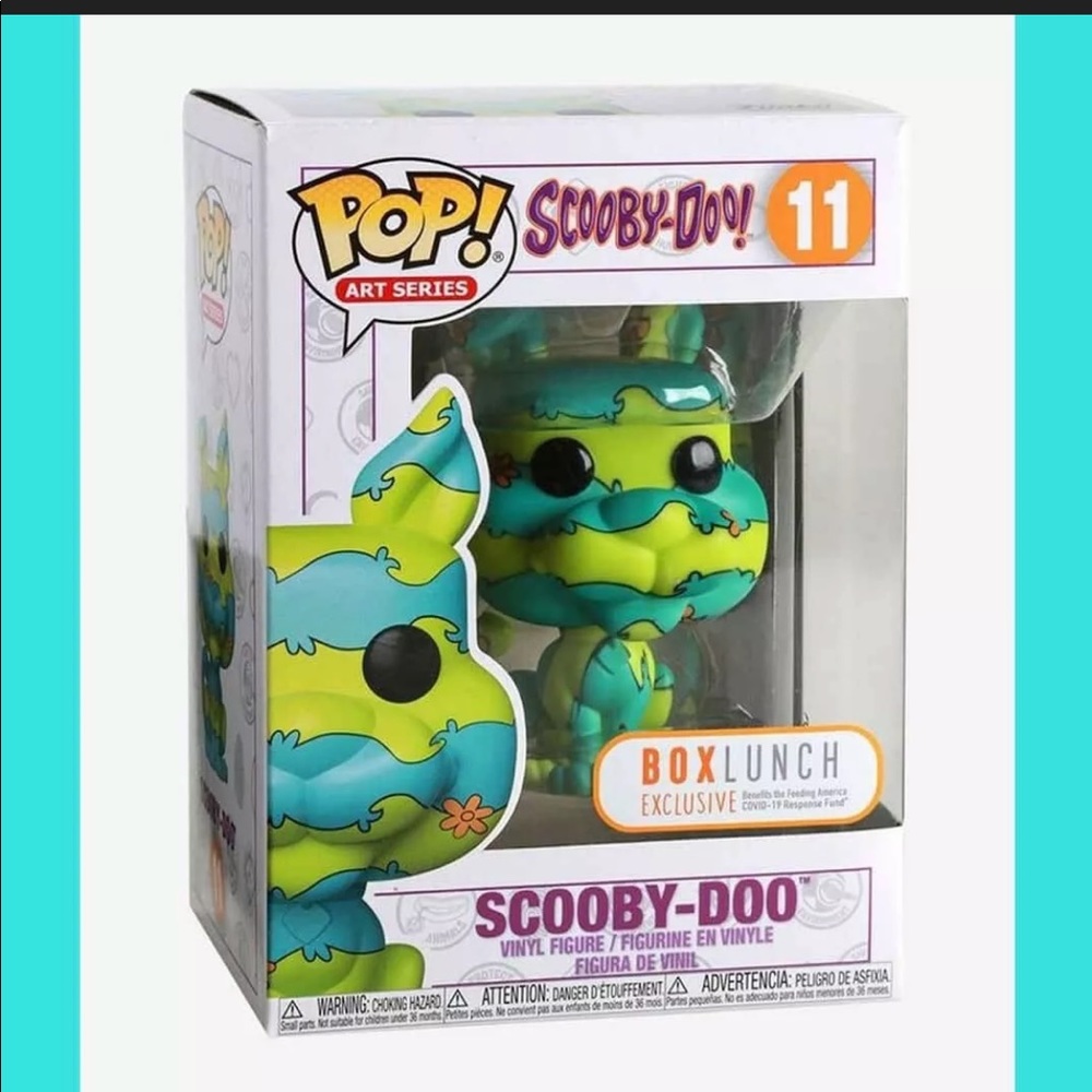 SCOOBY DOO ART SERIES FUNKO POP BOXLUNCH EXCLUSIVE